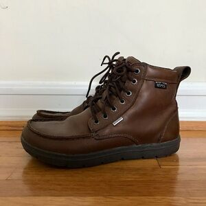 LEMS BOULDER BOOT womens size 8 brown waterproof EUC